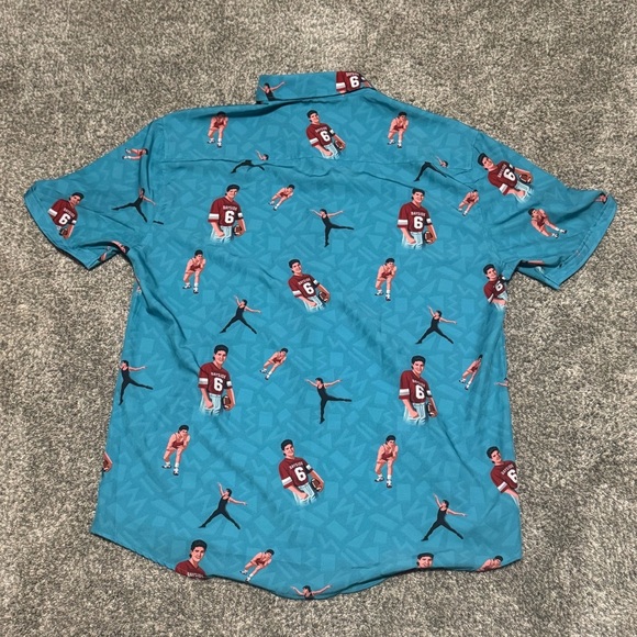 RSVLTS Saved By The Bell Short Sleeve Button Down Size XXL Kunuflex Party Shirt - Picture 2 of 11